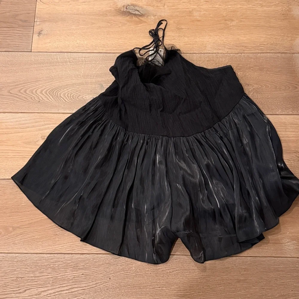 FREE PEOPLE Do A Twirl Romper in Black